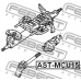 AST-MCU15 FEBEST Вал сошки рулевого управления