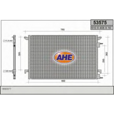 53575 AHE Конденсатор, кондиционер