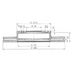 BDC3813 QUINTON HAZELL Тормозной диск