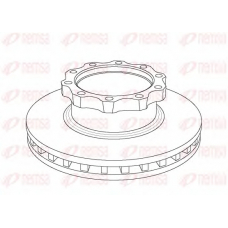 NCA1042.20 REMSA Тормозной диск
