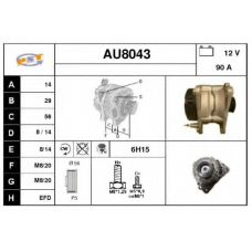 AU8043 SNRA Генератор