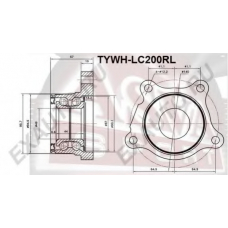 TYWH-LC200RL ASVA Ступица колеса