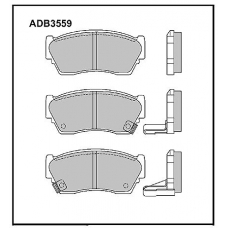 ADB3559 Allied Nippon Тормозные колодки