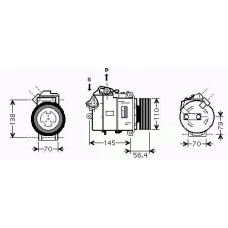 8412931 KUHLER SCHNEIDER Компрессор, кондиционер