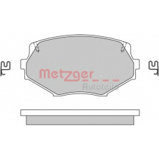 1170515 METZGER Комплект тормозных колодок, дисковый тормоз