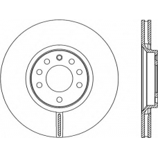 BDR2301.20 OPEN PARTS Тормозной диск