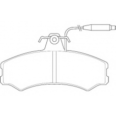 WBP20741A WAGNER LOCKHEED Комплект тормозных колодок, дисковый тормоз