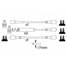 0 986 356 850 BOSCH Комплект проводов зажигания