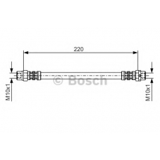 1 987 476 175 BOSCH Тормозной шланг