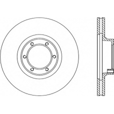 BDA1440.20 OPEN PARTS Тормозной диск