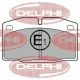 LP415<br />DELPHI<br />Комплект тормозных колодок, дисковый тормоз