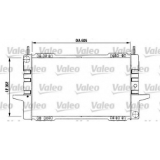 730566 VALEO Радиатор, охлаждение двигателя