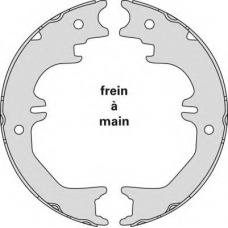 M903 MGA Комплект тормозных колодок, стояночная тормозная с