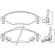 P 83 053 BREMBO Комплект тормозных колодок, дисковый тормоз