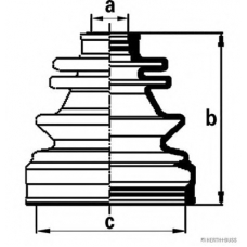 J2860900 HERTH+BUSS JAKOPARTS Комплект пылника, приводной вал