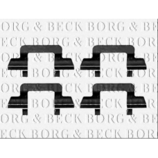 BBK1221 BORG & BECK Комплектующие, колодки дискового тормоза