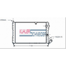 1503201 KUHLER SCHNEIDER Радиатор, охлаждение двигател
