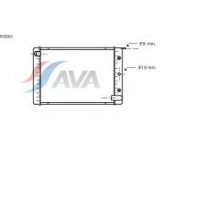 VO2021 AVA Радиатор, охлаждение двигателя