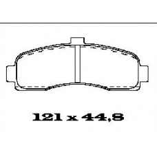 BL1357A1 FTE Комплект тормозных колодок, дисковый тормоз