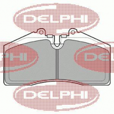 LP957 DELPHI Комплект тормозных колодок, дисковый тормоз