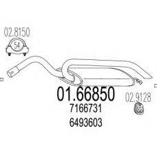 01.66850 MTS Глушитель выхлопных газов конечный