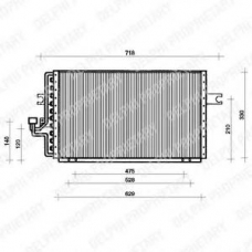 TSP0225033 DELPHI Конденсатор, кондиционер