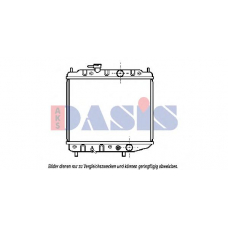 140700N AKS DASIS Радиатор, охлаждение двигателя