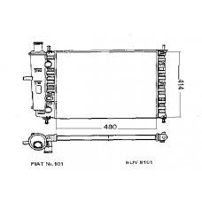 8101 KЬHLER-PAPE Wasserkьhler  pkw