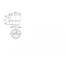 TKR 9835 TIMKEN Натяжной ролик, ремень грм