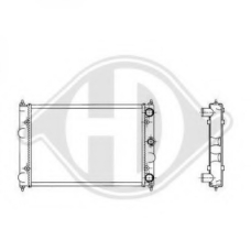8502109 DIEDERICHS Радиатор, охлаждение двигателя