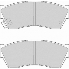 FD6560A NECTO Комплект тормозных колодок, дисковый тормоз