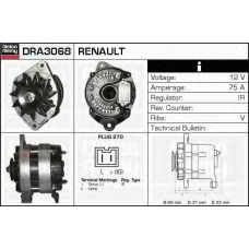 DRA3068 DELCO REMY Генератор