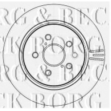 BBD4535 BORG & BECK Тормозной диск