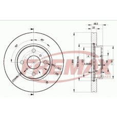 BD-2550 FREMAX Тормозной диск