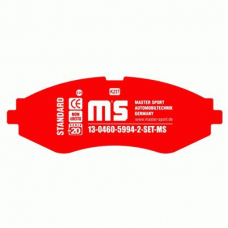 13046059942-SET-MS MASTER-SPORT Комплект тормозных колодок, дисковый тормоз