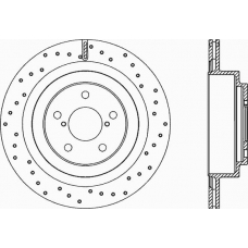 BDRS2219.25 OPEN PARTS Тормозной диск