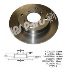 IBP-1800 IPS Parts Тормозной диск