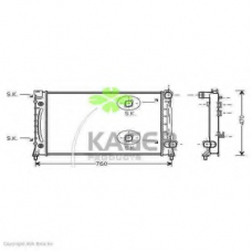 31-1765 KAGER Радиатор, охлаждение двигателя