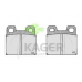 35-0357 KAGER Комплект тормозных колодок, дисковый тормоз