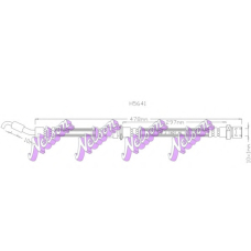 H5641 Brovex-Nelson Тормозной шланг