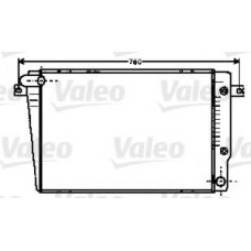 732443 VALEO Радиатор, охлаждение двигателя