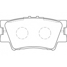 WBP24338A WAGNER LOCKHEED Комплект тормозных колодок, дисковый тормоз