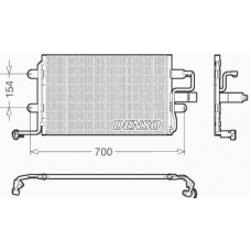DCN32017 DENSO Конденсатор, кондиционер