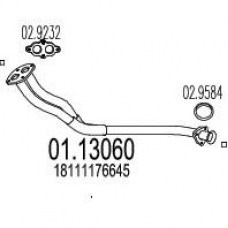 01.13060 MTS Труба выхлопного газа