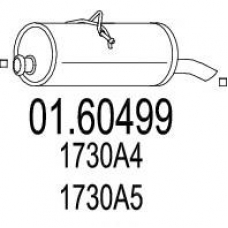 01.60499 MTS Глушитель выхлопных газов конечный