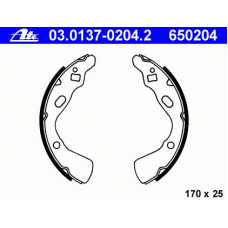 03.0137-0204.2 ATE Комплект тормозных колодок
