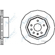 DSK2563 APEC Тормозной диск