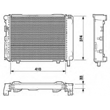 350213536000 MAGNETI MARELLI Охладитель, охлаждение двигателя