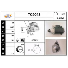 TC9043 SNRA Стартер