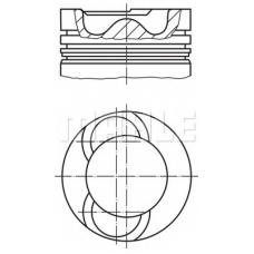 038 04 00 MAHLE Поршень